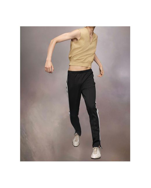 Maison Margiela Black Sport Jersey Trousers for men