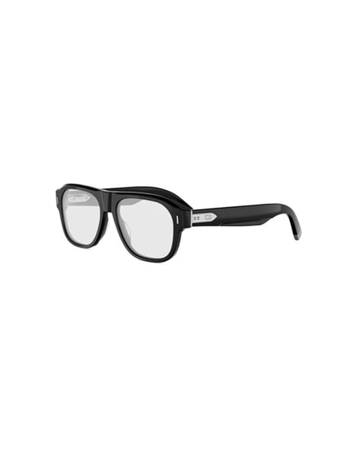 Dior White Eyewear Square Frame Glasses