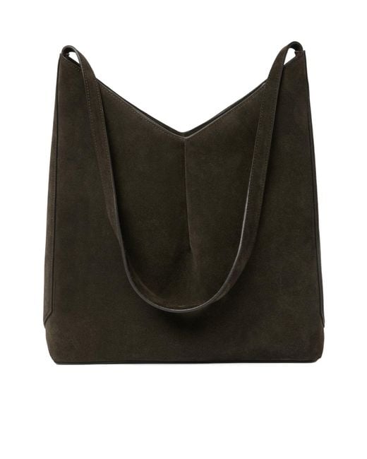 Studio Nicholson Black Hoho Suede Bag