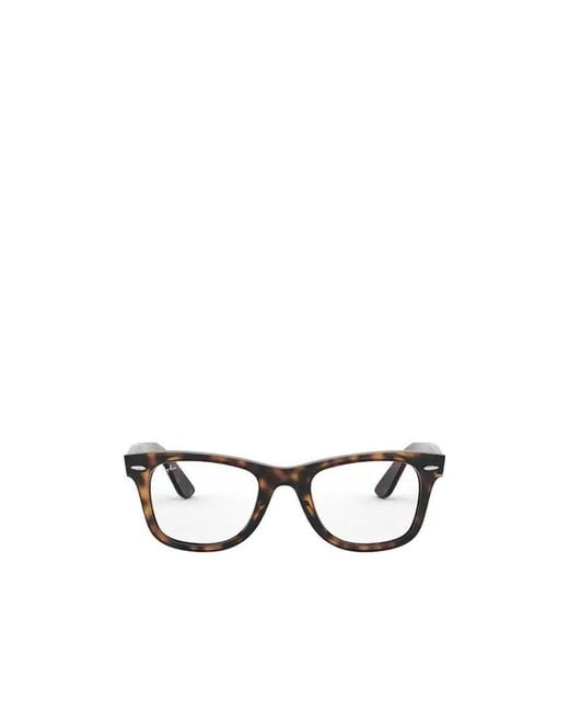Ray-Ban White Wayfarer Ease Optics Glasses for men