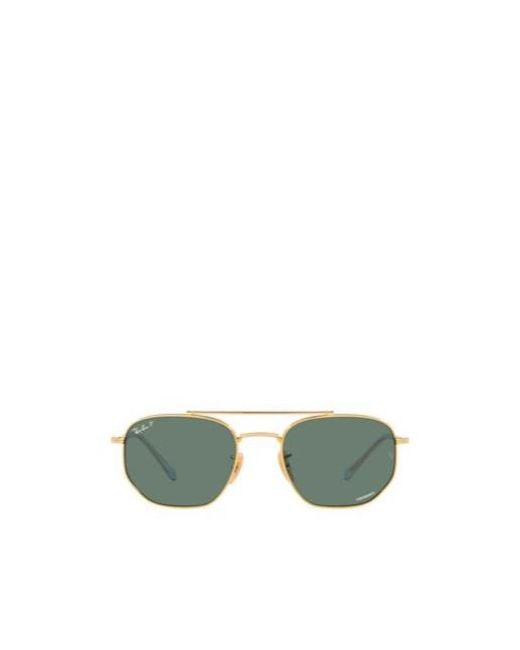 Ray-Ban Green Irregular Frame Sunglasses for men