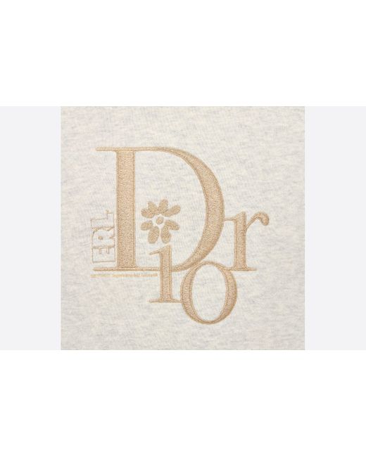 Dior White By Erl Hooded Sweatshirt for men