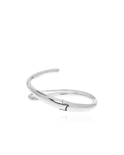 Bottega Veneta White Logo Bracelet