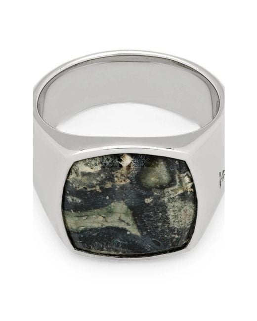 Tom Wood Gray Signet Ring for men