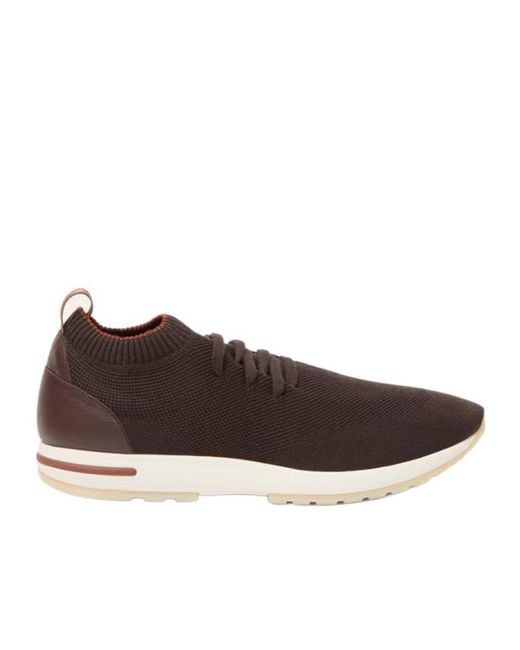 Loro Piana Brown 360 Lp Flexy Walk Sneaker for men