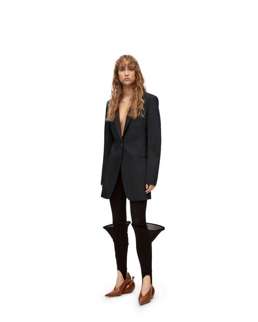 Loewe Black Hoop Leggings