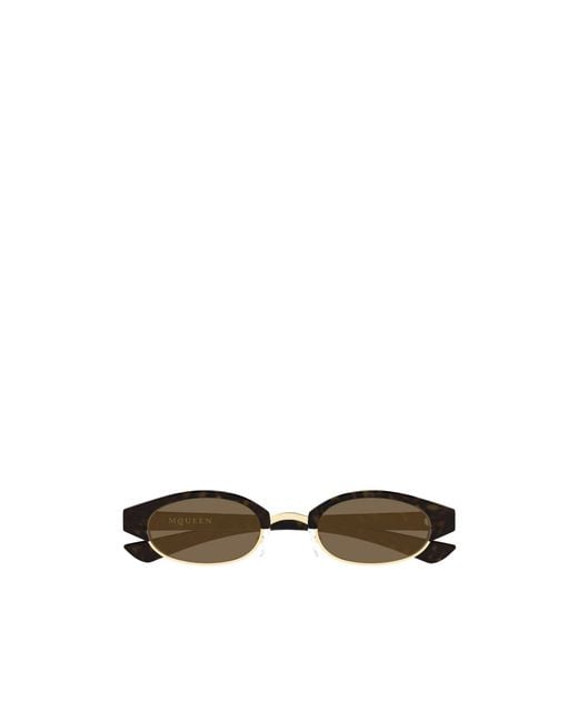 McQueen Multicolor Eyewear Oval Frame Sunglasses for men