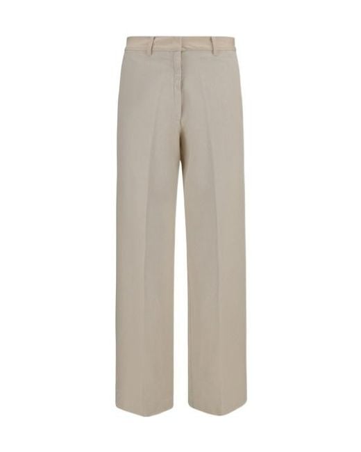 Forte_forte Gray Wide-Leg Chino Pants