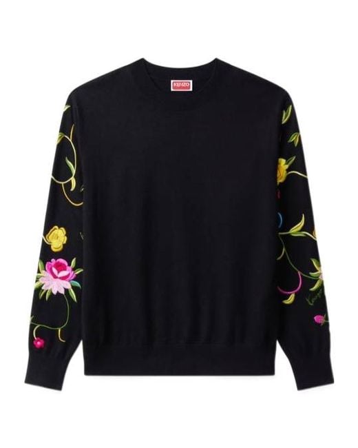 KENZO Blue Wool Pullover