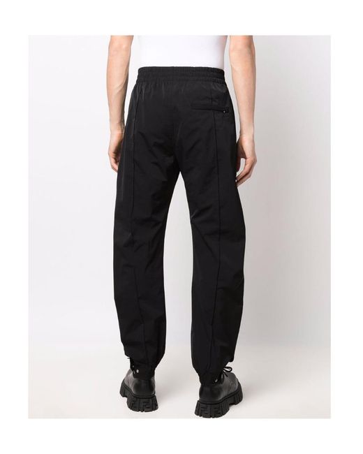 Bottega Veneta Black Straight Leg Track Pants for men