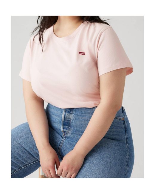 Levi's Pink The Perfect Tee (Plus Size)