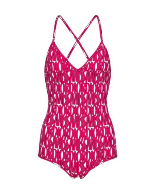 Dior Pink One-Piece Swimsuit