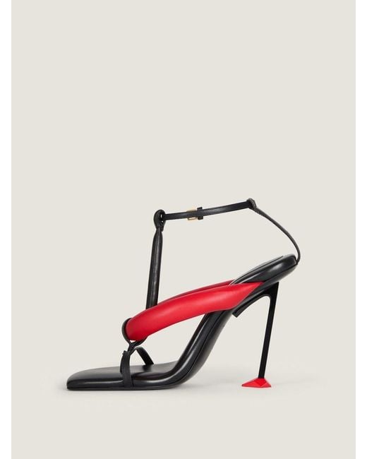 Givenchy Red Boudoir Heeled Sandals