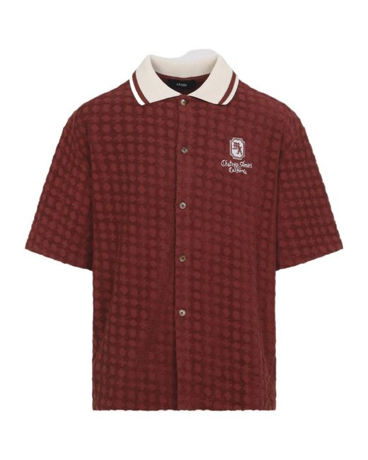 Amiri Logo Embroidered Button-Up Shirt for men