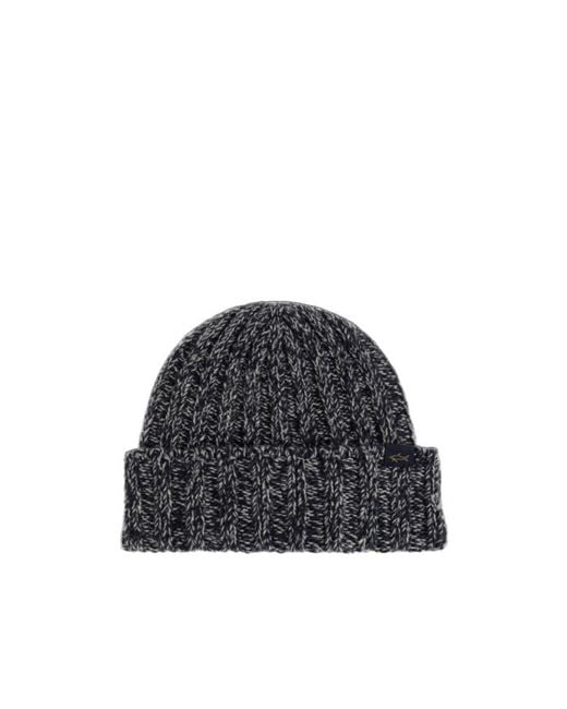 Paul & Shark Multicolor Ribbed Knit Beanie Hat for men