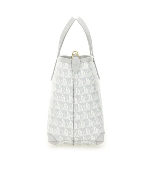 Anya Hindmarch White I Am A Plastic Bag Wink Tote Bag Xs
