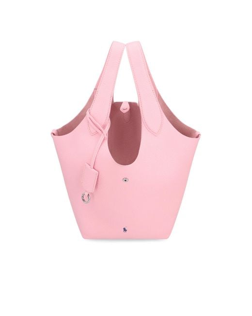 Polo Ralph Lauren Pink Polo Play Top Handle Bag