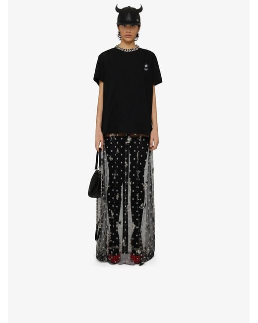 Givenchy Black Graphic Print T-Shirt