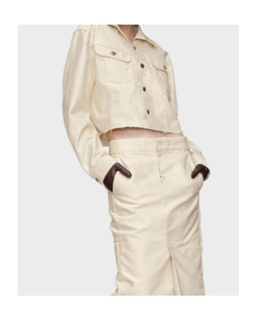Maison Margiela Natural Vintage Effect Denim Jacket