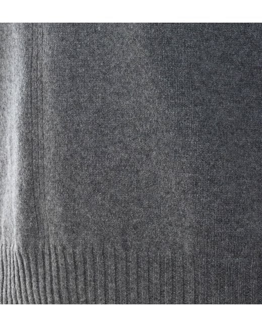 Alpha Studio Gray Half-Zip High-Neck Cardigan for men