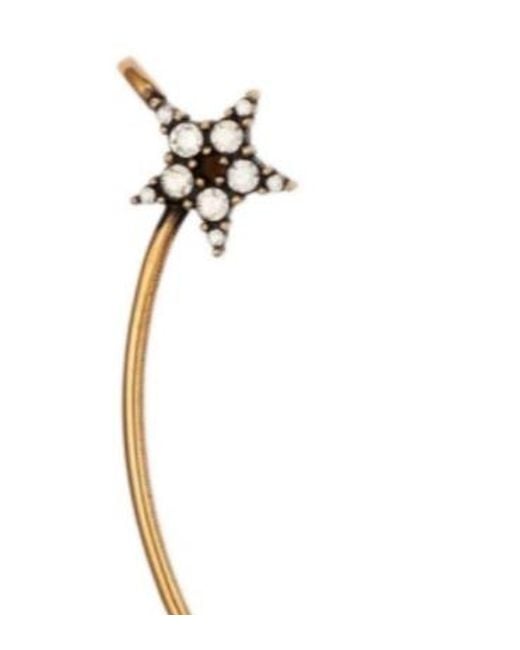 Dior Metallic Logo Earrings