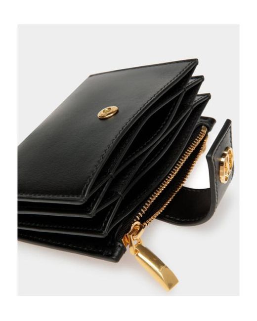 Bally Black Chain Card Bag
