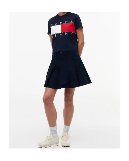 Tommy Hilfiger Blue Tommy Flag T-Shirt