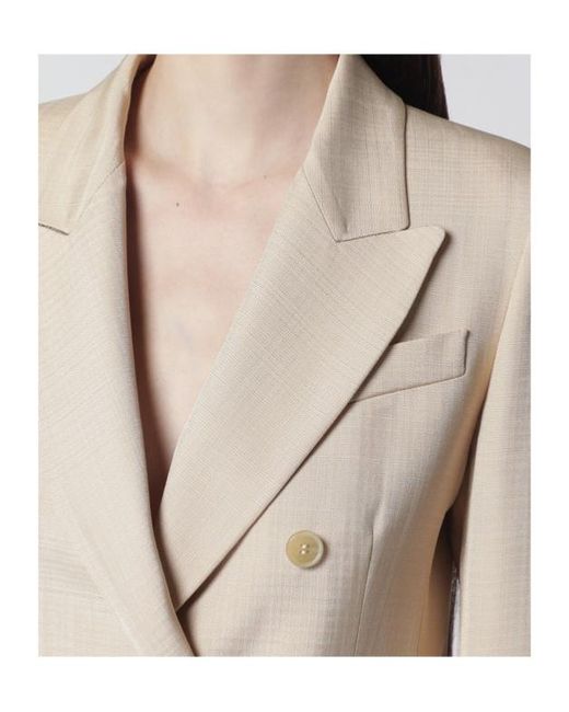 P.A.R.O.S.H. Natural Double-Breasted Jacket