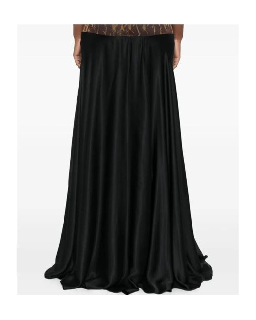 DIESEL Black O-Garcia Flared Maxi Skirt