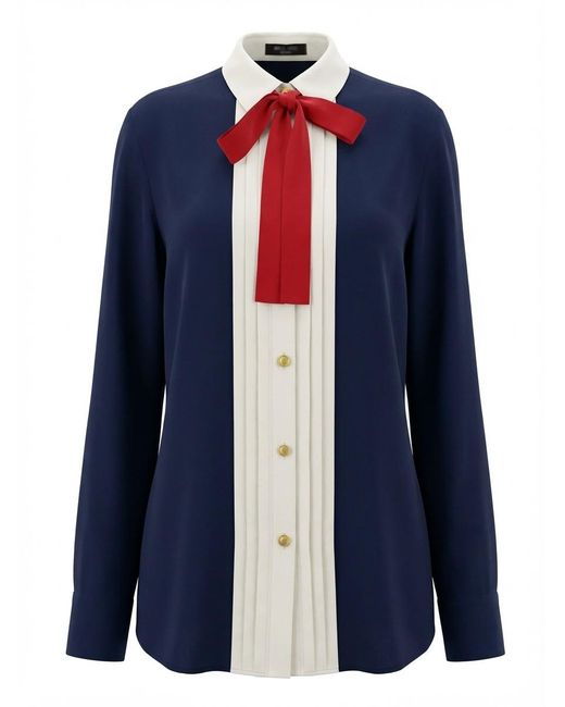 Gucci Blue Button-Up Shirt