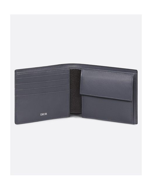 Dior Black Saddle Bifold Wallet for men