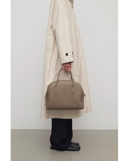 The Row Natural India 12 Leather Handbag
