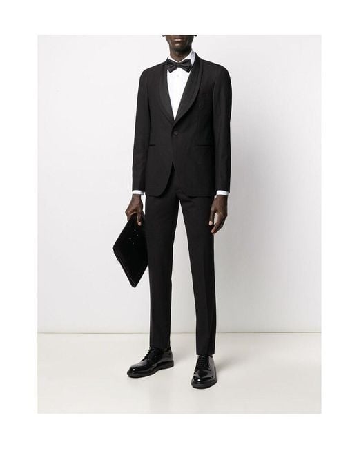 Tagliatore Black Slim-Fit Suit Set for men