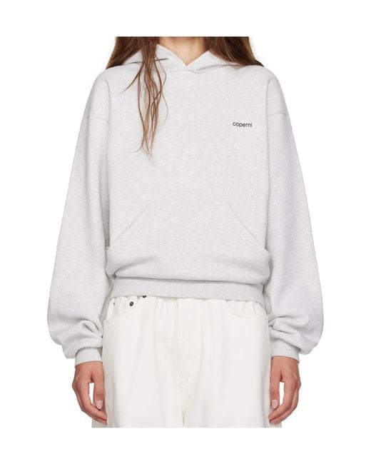 Coperni White Horn Hoodie