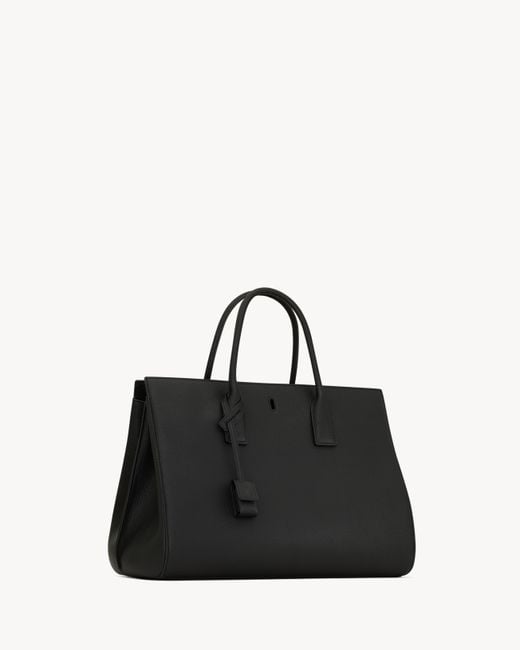 Saint Laurent Black Large Sac De Jour Tote Bag