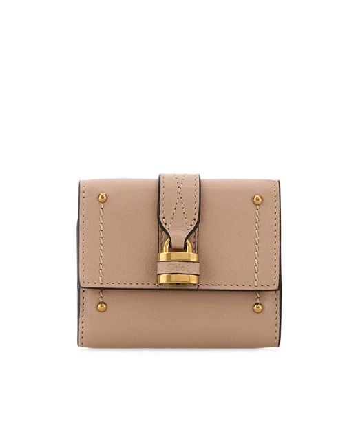 Chloé Natural Lock-On Decorative Wallet