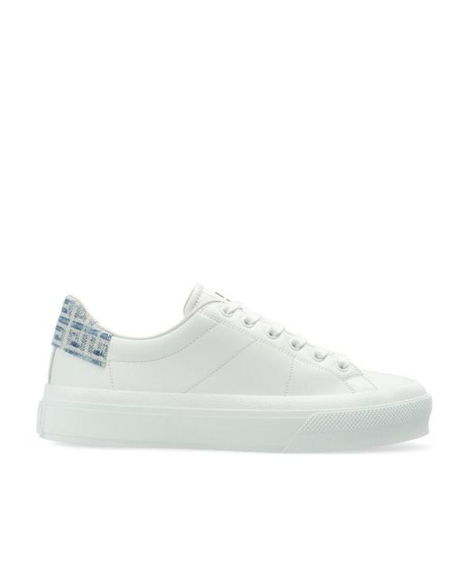 Givenchy White Logo Strap Low Upper Board Shoes