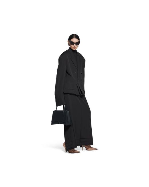 Balenciaga Black Folded Tailored Jacket