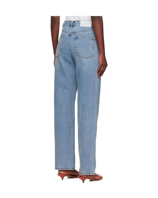DUNST Blue Straight-Leg Jeans