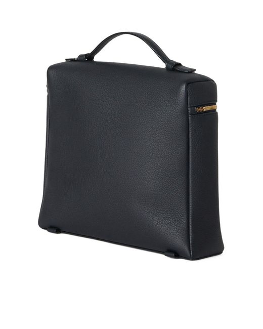 Loro Piana Black Extra Pocket Backpack