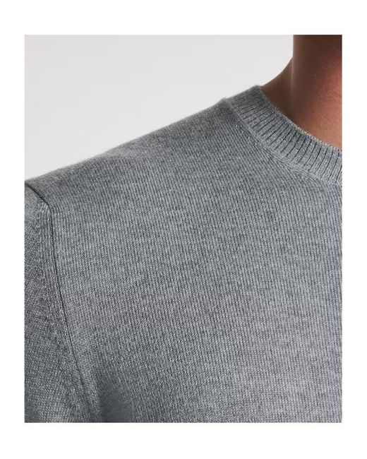 Fay Gray Round Neck Wool Knitwear for men