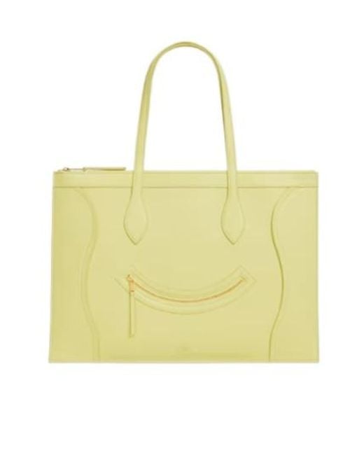 Céline Yellow Flat Luggage