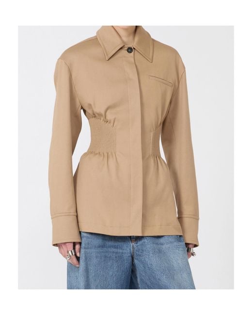 Sportmax Natural Long Sleeve Casual Jacket