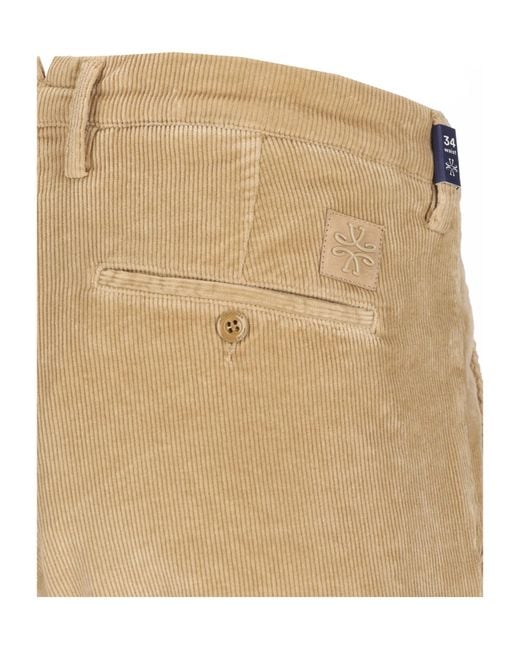 Jacob Cohen Natural Slim Corduroy Pants for men