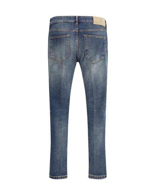 Pt Pantaloni Blue Pt Torino Reggae Slim-Fit Jeans for men