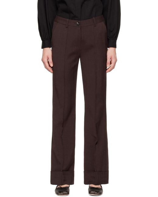 Co. Black Woven Straight Leg Casual Pants