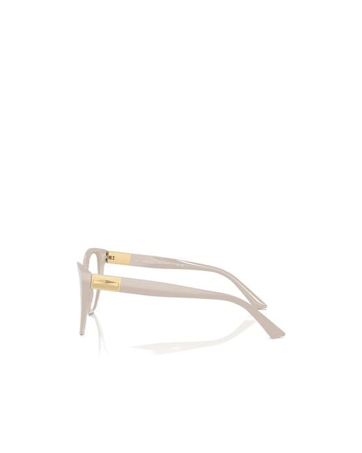 Jimmy Choo White Eyewear Cat-Eye Frame Glasses