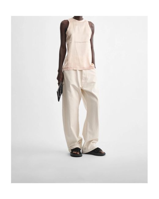 Phoebe Philo Natural Crew Neck Vest