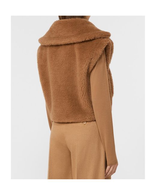 Max Mara Brown Santos Button-Up Coat
