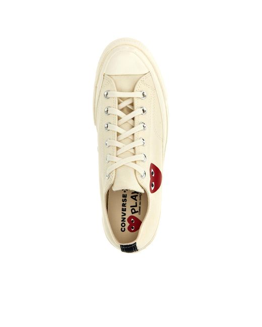 COMME DES GARÇONS PLAY Pink Low-Top Casual Shoes for men
